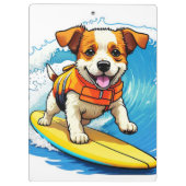 Surfing Dog Klembord (Achterkant)