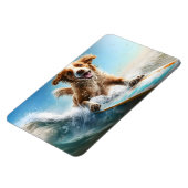 Surfing Dog Magneet (Linkerzijde)