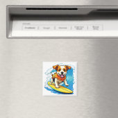 Surfing Dog Magneet (Insitu (Vaatwasser))
