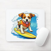 Surfing Dog Muismat (Met muis)