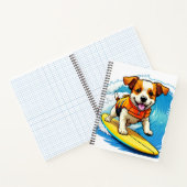 Surfing Dog Notitieboek (Binnen)