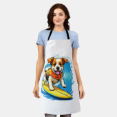 Surfing Dog Schort (Gedragen)