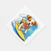 Surfing Dog Servet (Hoek)