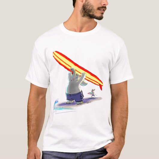 sUrFiNg eLePhAnt T-shirt (Voorkant)