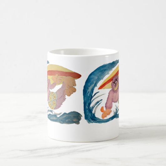 Surfing Gorilla Koffiemok (Center)