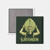 Surfing Halloween Frankenstein Magneet (Voorkant / Achterkant)