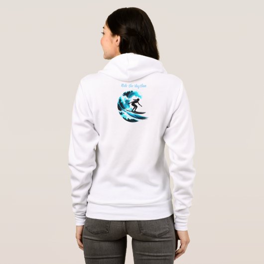 surfing hoodie (Achterkant volledig)