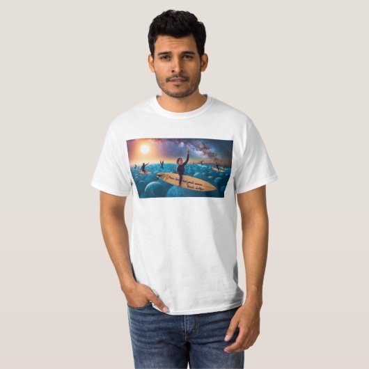 Surfing in the Clouds - Bonde do Mar T-shirt (Voorkant volledig)