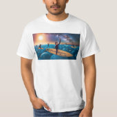 Surfing in the Clouds - Bonde do Mar T-shirt (Voorkant)