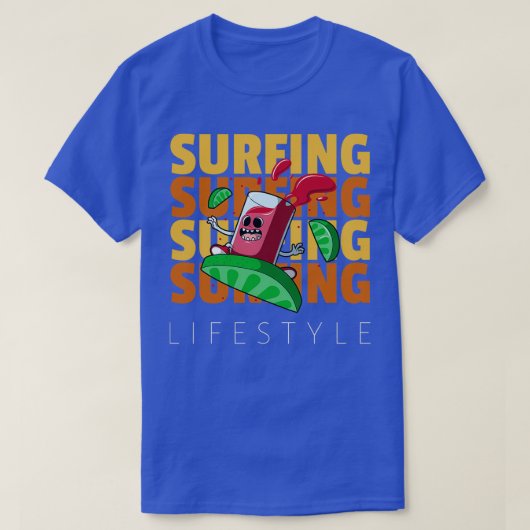 Surfing Lifestyle T-shirt (Design voorkant)