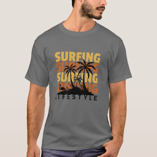 Surfing Lifestyle T-Shirt (Voorkant)