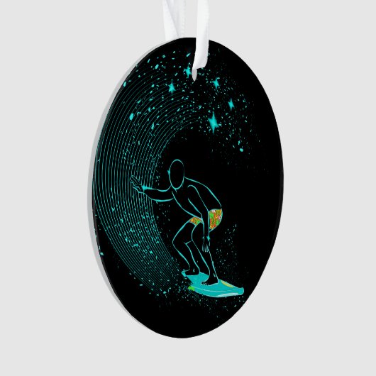 Surfing Medal Ornament tweede versie (voorkant)