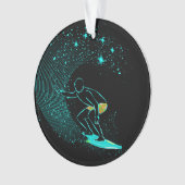 Surfing Medal Ornament tweede versie (voorkant)