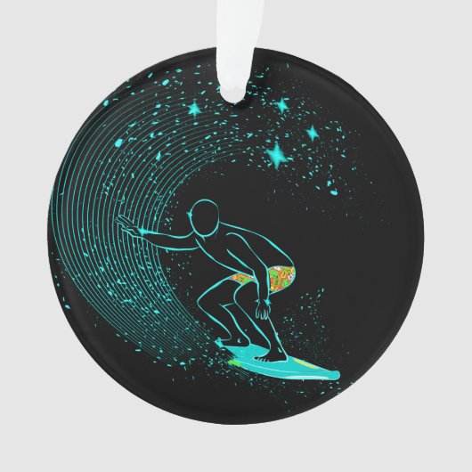 Surfing Medal Ornament tweede versie (voorkant)