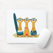 Surfing Meercats Muismat (Met muis)