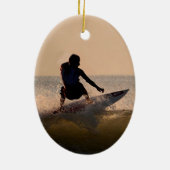 Surfing Ornament 1, Copyright Karen J Williams (Achterkant)