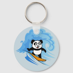 Surfing Panda Sleutelhanger