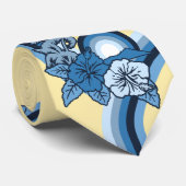 Surfing Safari Hawaiian Hibiscus, dubbelzijdig bed Stropdas (Opgerold)