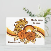 Surfing Safari Luau & BBQ-uitnodigingen Kaart (Staand voorkant)