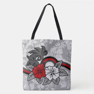 Surfing Safari Vintage Hawaïaanse Strandtas Tote Bag