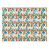 Surfing Santa Christmas with Santa Surfer  Tafelkleed (Voorkant (Horizontaal))