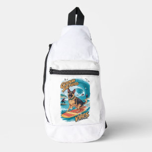 Surfing Shepherd: een tropisch avontuur Sling Bag