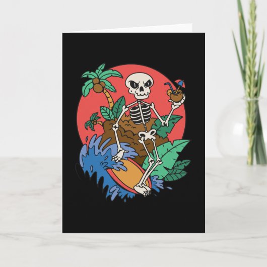 SURFING SKELETON KAART (Voorkant)