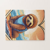 Surfing Sloth Legpuzzel (Horizontaal)