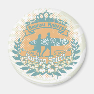 Surfing Spirit Tshirts en geschenken Magneet