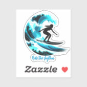 surfing sticker (Vel)