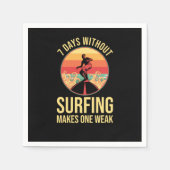 Surfing Surfer Servet (Voorkant)