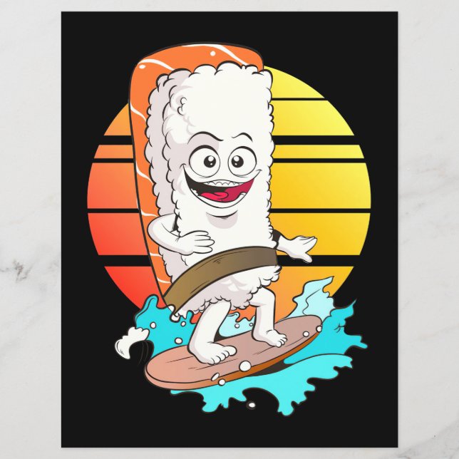 Surfing Sushi (Voorkant)