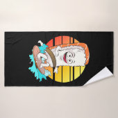 Surfing Sushi Badhanddoek (Badhanddoek)