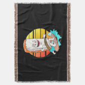 Surfing Sushi Deken (Voorkant Verticaal)