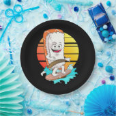 Surfing Sushi Papieren Bordje (Feest)