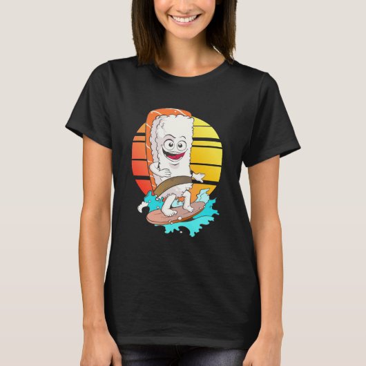 Surfing Sushi T-shirt (Voorkant)