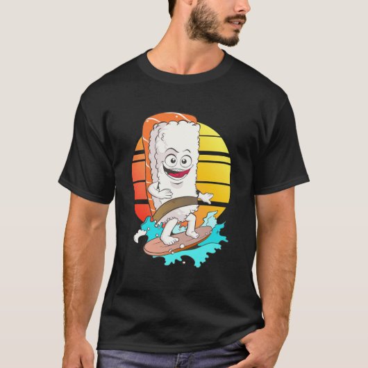 Surfing Sushi T-shirt (Voorkant)