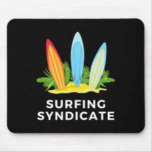Surfing Syndicate Surfers Zomer Surfplank Surfen Muismat