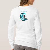 surfing t-shirt (Achterkant)