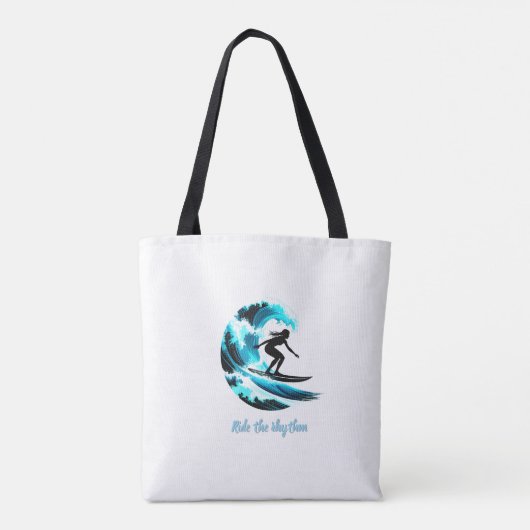 surfing tote bag (Achterkant)
