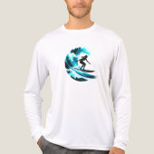 surfing Tri-Blend shirt (Voorkant volledig)