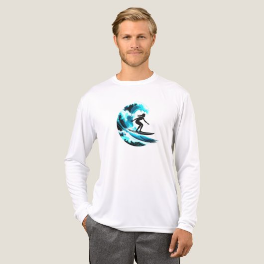 surfing Tri-Blend shirt (Voorkant)