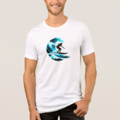 surfing Tri-Blend shirt (Voorkant)