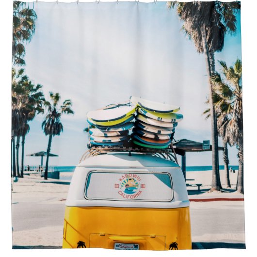 Surfing van douchegordijn (Voorkant)