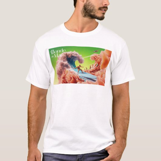 Surfing with the Crowd - BD T-shirt (Voorkant)