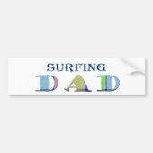 SurfingPap Bumpersticker (Voorkant)