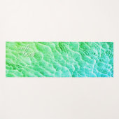 Surfinspiratie strand oceaangolf stroming yogamat (Voorkant (horizontaal))