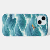 Surfjongen Case-Mate iPhone Case (Achterkant (horizontaal))