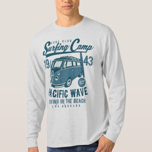 Surfkamp Pacific Wave mannen shirt (Voorkant)