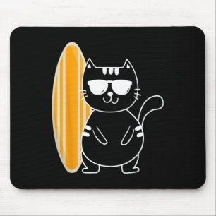 Surfkat - Surfen Surfplank Strand Oceaan Golven S Muismat